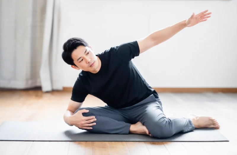 パフォーマンス向上した男性